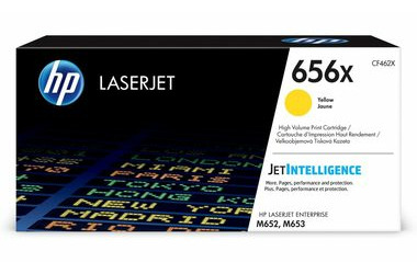 Oryginalny toner żółty HP 656X / Color LaserJet Enterprise M652n / 22 000 stron