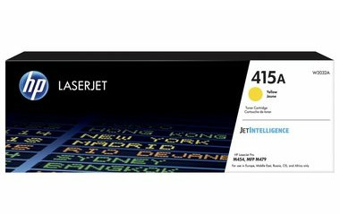 Oryginalny toner HP 415A żółty / do HP Color LaserJet Pro M454dn / 2100 stron