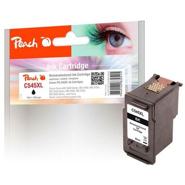 Peach alternatywny wkład Canon PG-545XL czarny / Pixma MG2450/ MG2550/ MG2555 / 16 ml