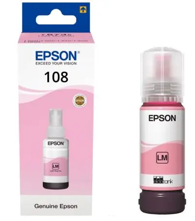Atrament oryginalny Epson 108 EcoTank jasnofioletowy / do L8050 / 70 ml 