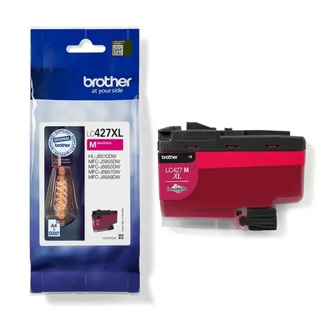Oryginalny wkład Brother LC427XLM magenta / do MFC-J5955DW / 5000 stron