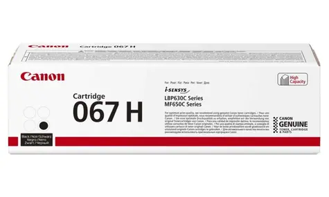 Oryginalny toner Canon CRG 067H czarny / do LBP631Cw i LBP633Cdw i MF651Cw i MF655Cdw i MF657Cdw / 3130 stron