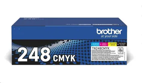 Oryginalny toner Brother TN-248VAL MultiPack / do DCP-L3520CDW i L3560CDW i HL-L3220CW i L8230CDW / 4X 1000 stron