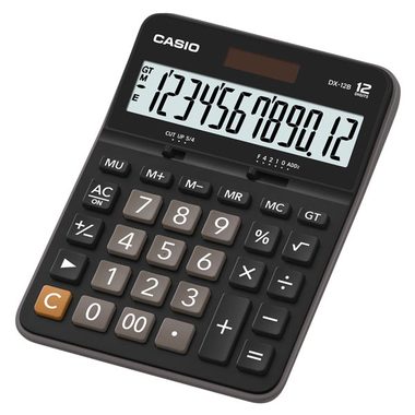 Casio DX 12 B czarny / kalkulator stacjonarny / dwanaście cyfr
