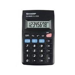 Sharp EL-233SBBK / kalkulator kieszonkowy / ośmiocyfrowy