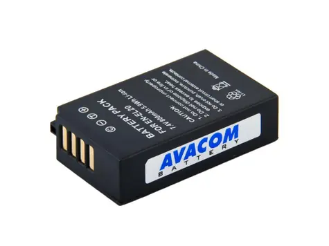 Avacom Zapasowy akumulator Nikon EN-EL20 / Li- ION / 7,4 V / 800 mAh / 11,1 Wh