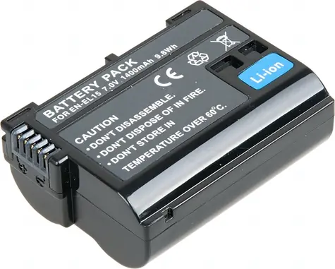 Bateria T6 Power Nikon EN-EL15 / 1400mAh / czarna