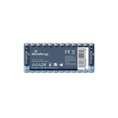 Baterie MediaRange Premium micro AAA 1,5 V Alkaliczne 24 szt 