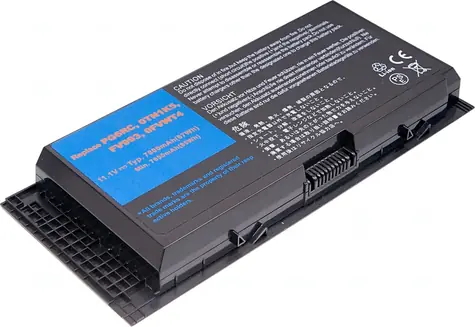 Bateria T6 Power do DELL Precision M4600 / M4700 / M6600 / M6700 / 9ogniwowa / 7800mAh