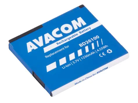 Bateria Avacom do HTC Desire HD i HTC Ace / Li- ION / 3,6 V / 1230 mAh / zamiennik BD26100