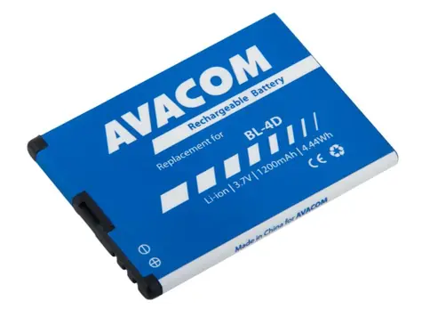 Bateria Avacom do Nokia E7 i N8 / Li- ION / 3,7 V / 1200 mAh / zamiennik dla BL-4D