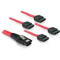 Kabel DeLock SAS mini 36-pin - 4X SATA 50 cm