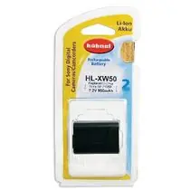 Hähnel HL-XW50 - Sony NEX-3 i NEX-5 - NP-FW50, 950mAh, 7,2V, 6,8Wh