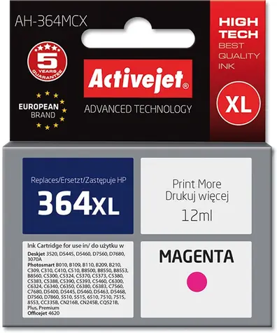 ACJ Wkład atramentowy HP CB324 Premium Mag XL AH-C24 - 12 ml