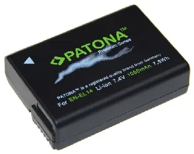 Bateria PATONA Nikon EN-EL14 1050mAh Li- ION Premium