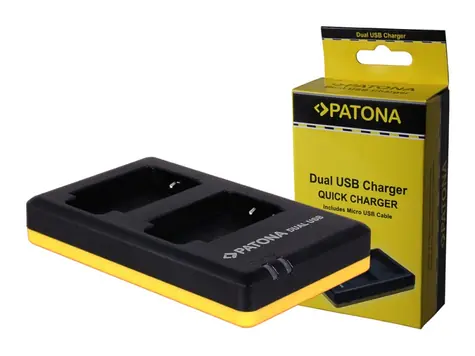 Podwójna ładowarka USB PATONA Photo Quick Nikon EN-EL15
