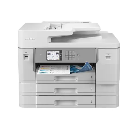 Brother MFC-J6957DW Biała / Wielofunkcyjna drukarka atramentowa / A3 / Kopiarka / Skaner / Faks / Wi-Fi / USB / Dupleks / ADF