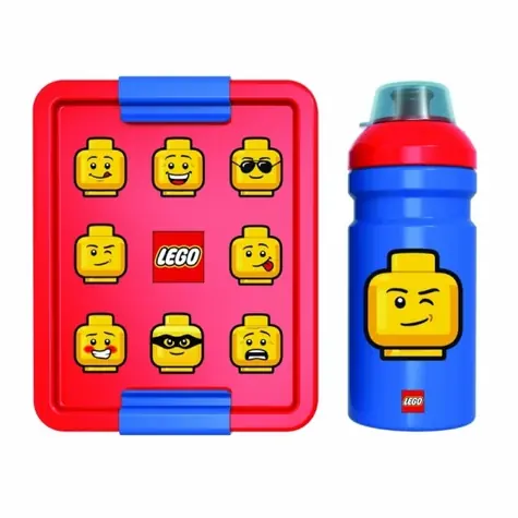 LEGO® Lunch 40580001 ICONIC Klasyczny zestaw przekąsek niebiesko-czerwony