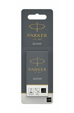 PARKER Quink Wkłady atramentowe czarne 10 szt. / do piór wiecznych PARKER