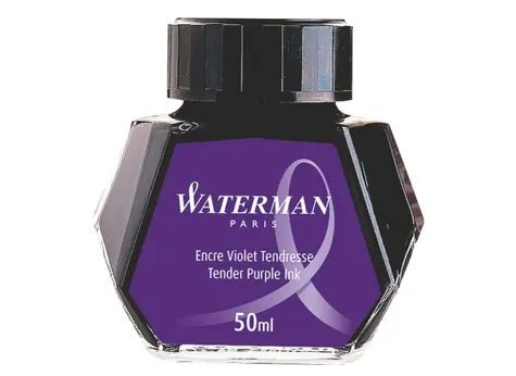 Atramenty WATERMAN 50ml fioletowe / tusz butelkowy / do piór wiecznych WATERMAN