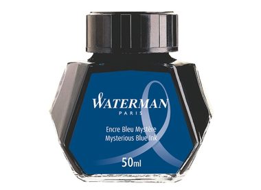 Atramenty WATERMAN 50ml tajemniczy błękit / tusz butelkowy / do piór wiecznych WATERMAN