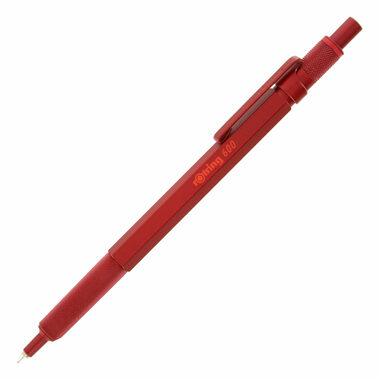 Rotring 600 metaliczny czerwony / Długopis / wkład: czarny