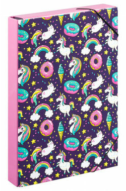 Okładki na notatniki BAAGL A4 Jumbo Unicorn / 23x32x5 cm