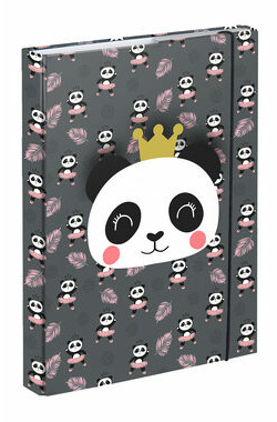 BAAGL Tablice do zeszytów szkolnych A5 Panda / 17x23x3 cm
