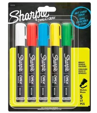 Marker Sharpie kredowy rozmiar M 5 szt./wymazywalny