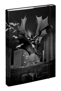 BAAGL Tablice do zeszytów szkolnych A4 Batman Dark City / 23x32x3 cm
