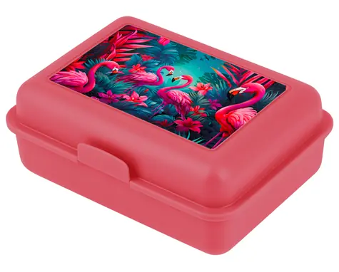 Pudełko na przekąski BAAGL Flamingo / 17,8x6x12,2 cm
