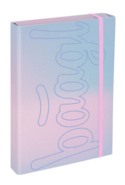 BAAGL Tablice na zeszyty szkolne A4 Jumbo Lilac / 23x32x4 cm
