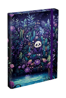 BAAGL Tablice do zeszytów szkolnych A4 Jungle Panda / 23x32x3 cm