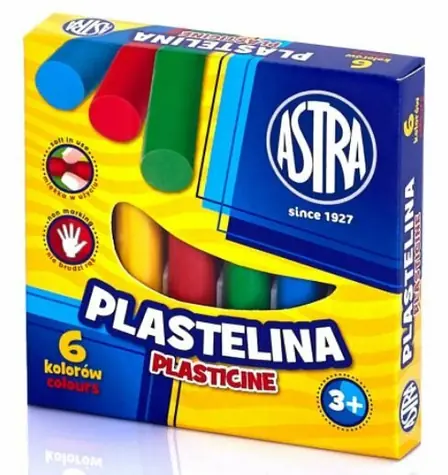 ASTRA Plastelina 6 kolorów