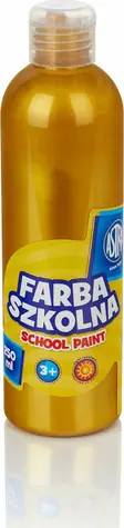 Farba plakatowa ASTRA Tempera 250ml złoty metalik
