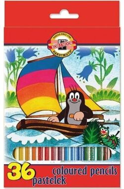 KOH-I-NOOR Kredki sześciokątne 36 szt. Krecik