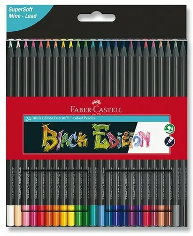Kredki Faber-Castell Black Edition 24 szt
