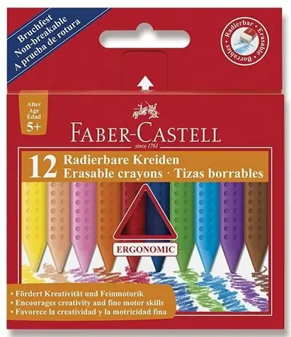 Kredki plastikowe Faber-Castell 12 szt