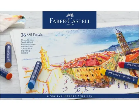 Faber-Castell Pastele olejne - pudełko papierowe 36 szt.