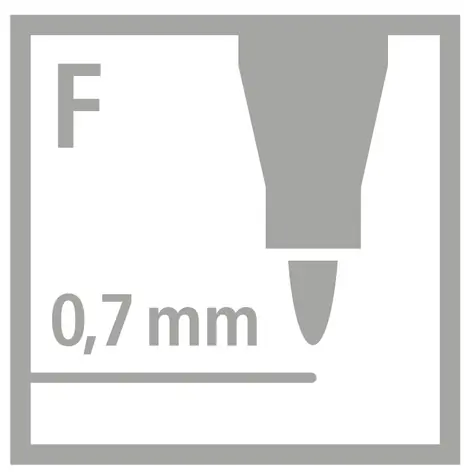 STABILO® OHPen Universal - cienki - czerwony