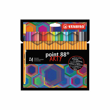 STABILO® point 88 - ARTY - zestaw 24 szt. - 24 różne kolory