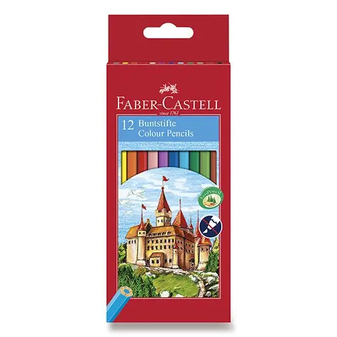 Kredki sześciokątne Faber-Castell / 12 szt.