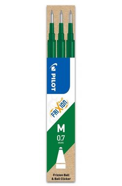 Wkłady PILOT Pilot Frixion / 0,7 mm / 3 szt. / zielone