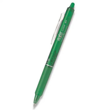 Długopis gumowy PILOT Frixion Clicker / 0,7 mm / zielony