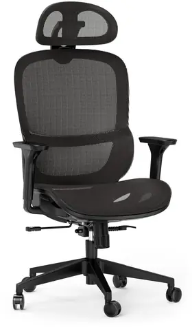 SENSE7 Neyo czarny / Fotel ergonomiczny biurowy / nośność 140 kg