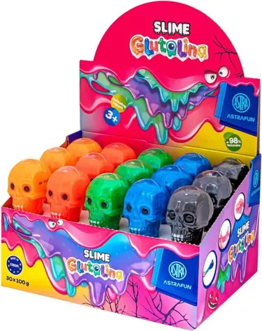ASTRA Slime Skull 1 szt. (mix)