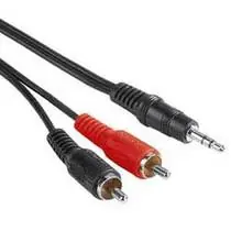 PremiumCord Kabel Jack 3,5 mm-2xCINCH M/M 2m