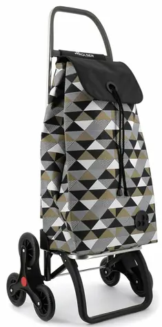 Torba zakupowa na kółkach Rolser I-Max Sahara 6, czarna / wyprzedaż
