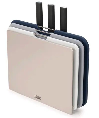 Zestaw noży Joseph joseph Boards PLUS / 3 szt. noży + 3 szt. deski do krojenia