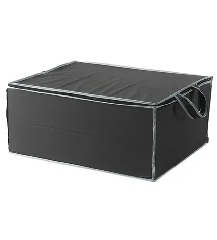 Compactor URBAN 55 x 45 x 25 cm - czarny / Tekstylny pojemnik do przechowywania 2 kołder 